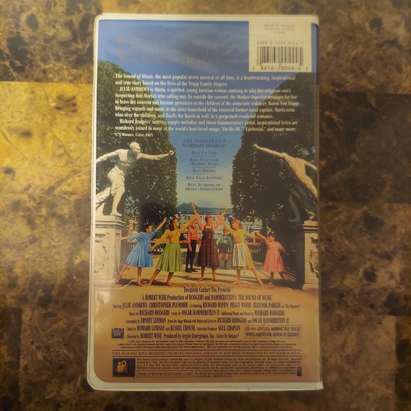 💥3/$25💥 Vintage 1965 Academy Award Winner The Sound of Music VHS movie - Picture 2 of 3